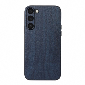 Cover Samsung Galaxy S23 Plus 5G Stile Pelle Effetto Legno