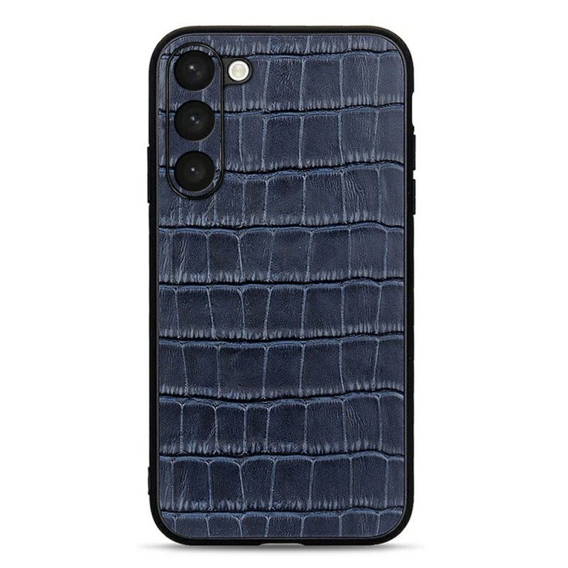 Cover Samsung Galaxy S23 Plus 5G Vera Pelle Stile Coccodrillo