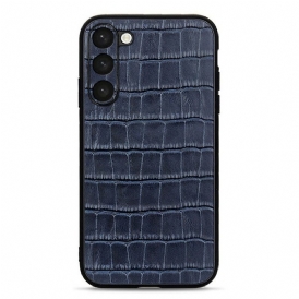 Cover Samsung Galaxy S23 Plus 5G Vera Pelle Stile Coccodrillo