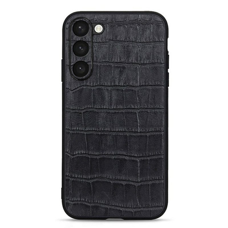 Cover Samsung Galaxy S23 Plus 5G Vera Pelle Stile Coccodrillo