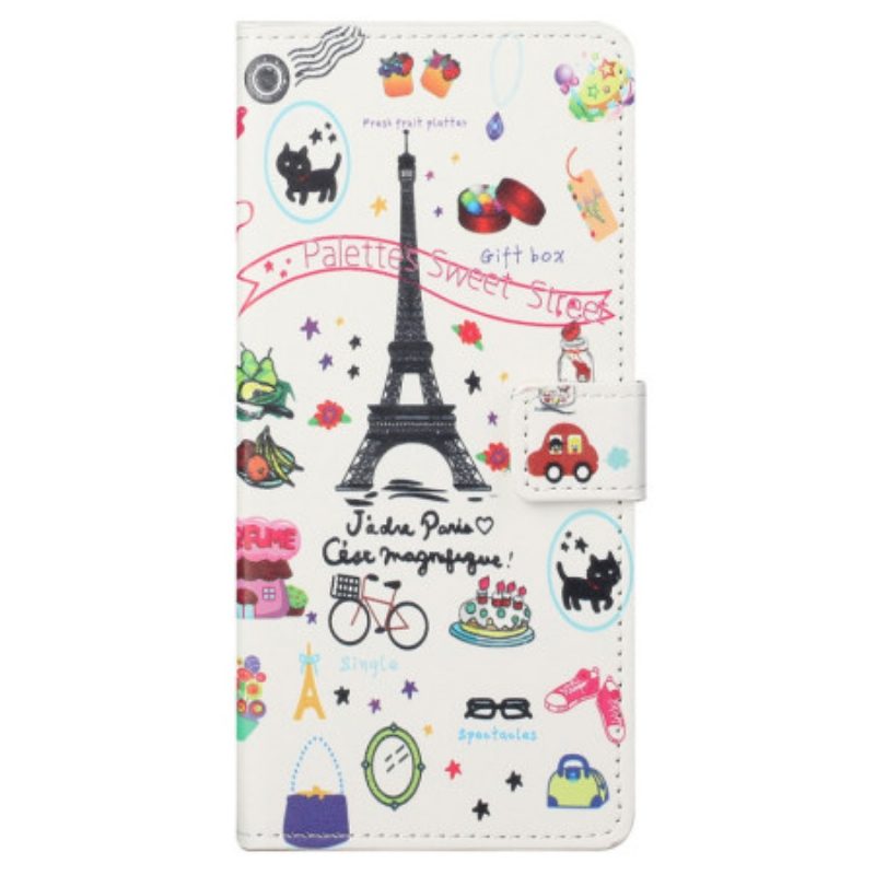 Custodia in pelle Samsung Galaxy S23 Plus 5G Amo Parigi