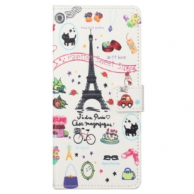 Custodia in pelle Samsung Galaxy S23 Plus 5G Amo Parigi