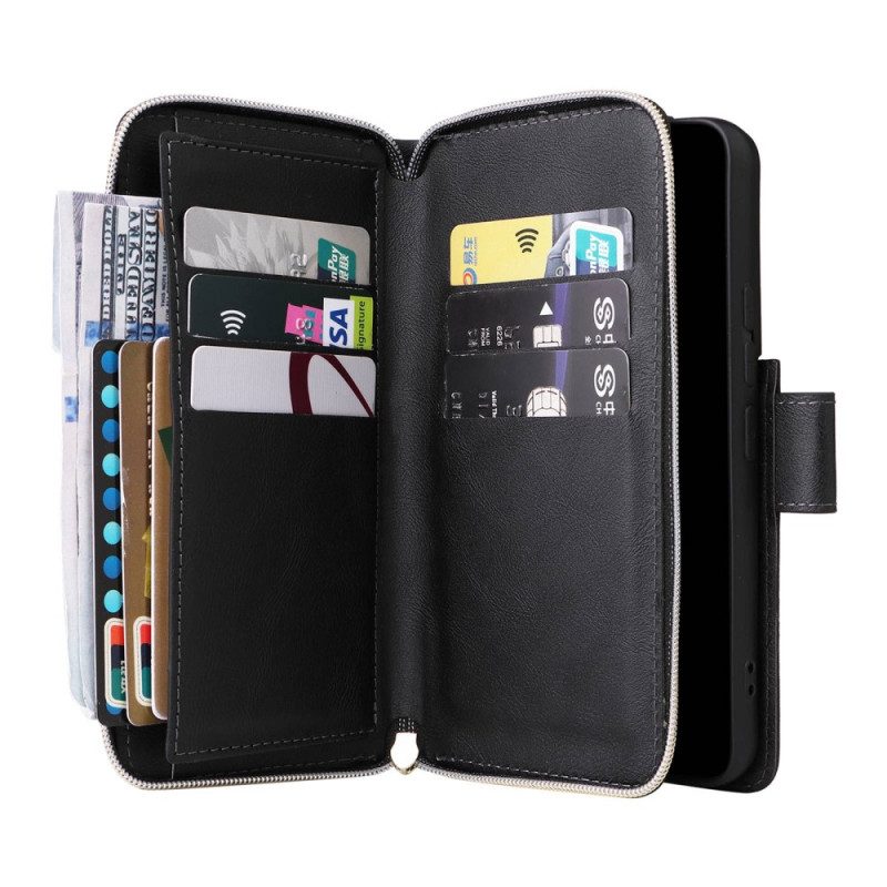 Custodia in pelle Samsung Galaxy S23 Plus 5G Con Custodia Con Cerniera