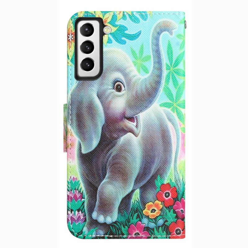 Custodia in pelle Samsung Galaxy S23 Plus 5G Elefante Perizoma