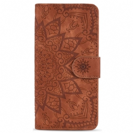 Custodia in pelle Samsung Galaxy S23 Plus 5G Elegante Mandala Strappy