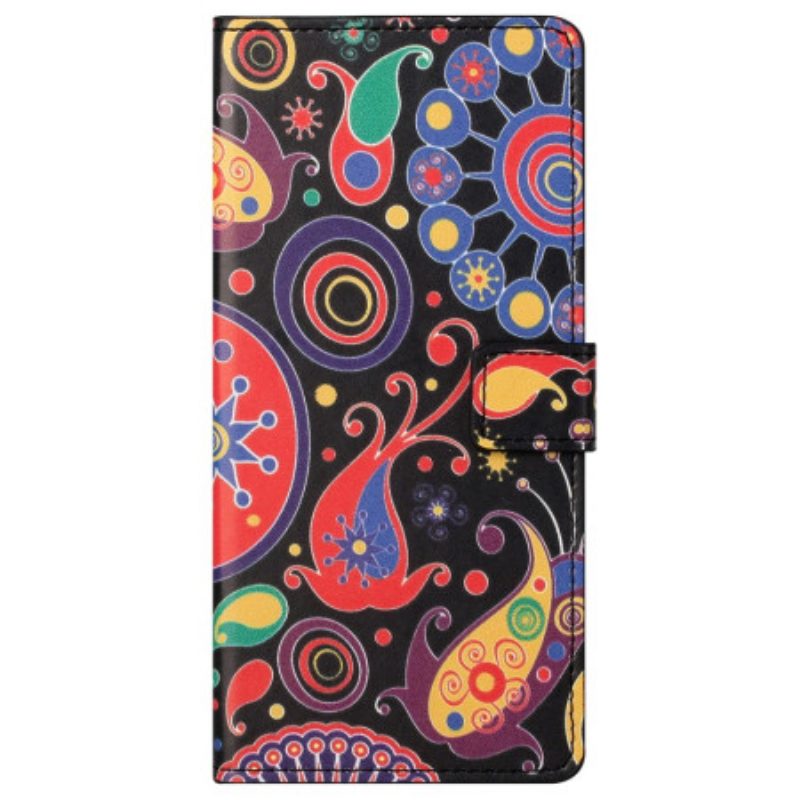 Custodia in pelle Samsung Galaxy S23 Plus 5G Paisley