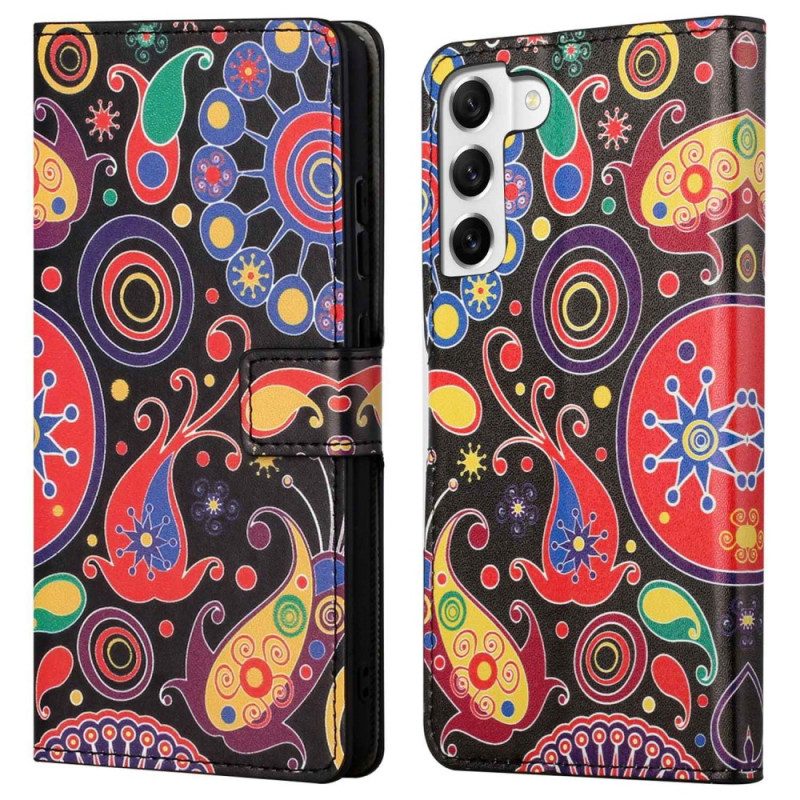 Custodia in pelle Samsung Galaxy S23 Plus 5G Paisley