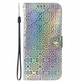 Custodia in pelle Samsung Galaxy S23 Plus 5G Stile Discoteca