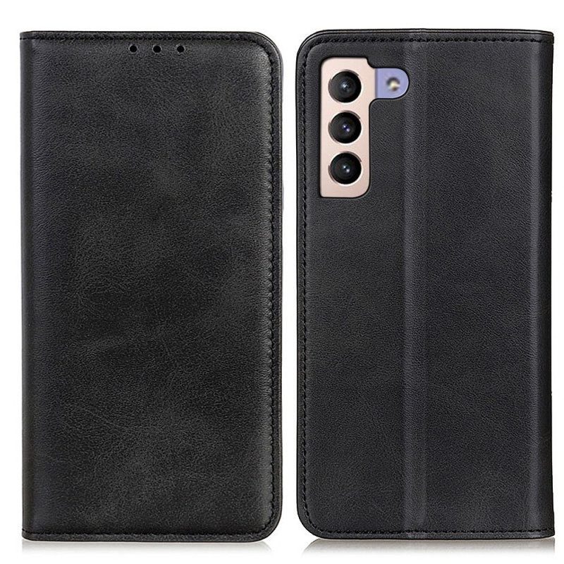 Folio Cover Samsung Galaxy S23 Plus 5G Custodia in pelle Cuoio Spaccato