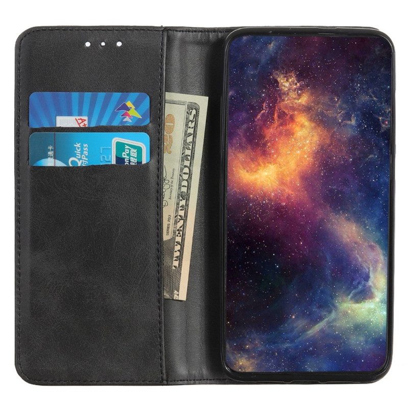 Folio Cover Samsung Galaxy S23 Plus 5G Custodia in pelle Cuoio Spaccato