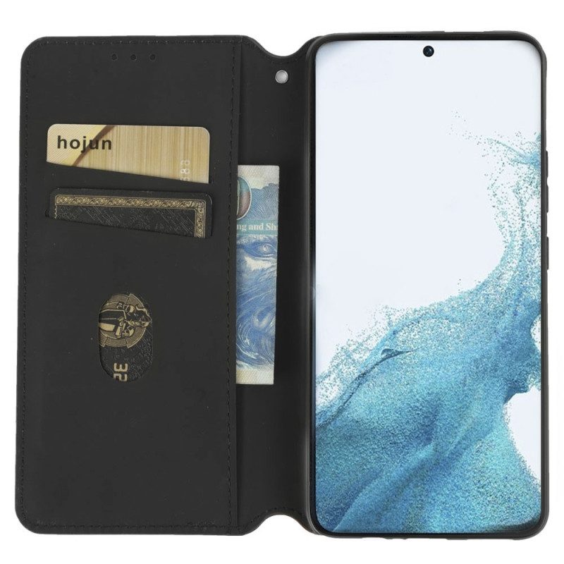 Folio Cover Samsung Galaxy S23 Plus 5G Custodia in pelle Modello 3d