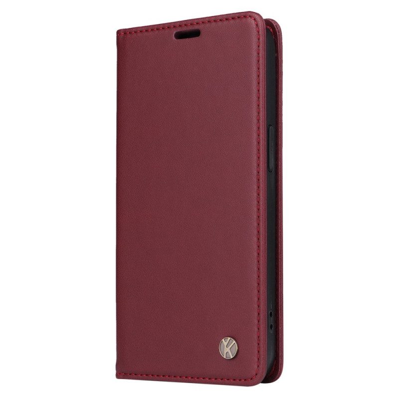 Folio Cover Samsung Galaxy S23 Plus 5G Custodia in pelle Yikatu