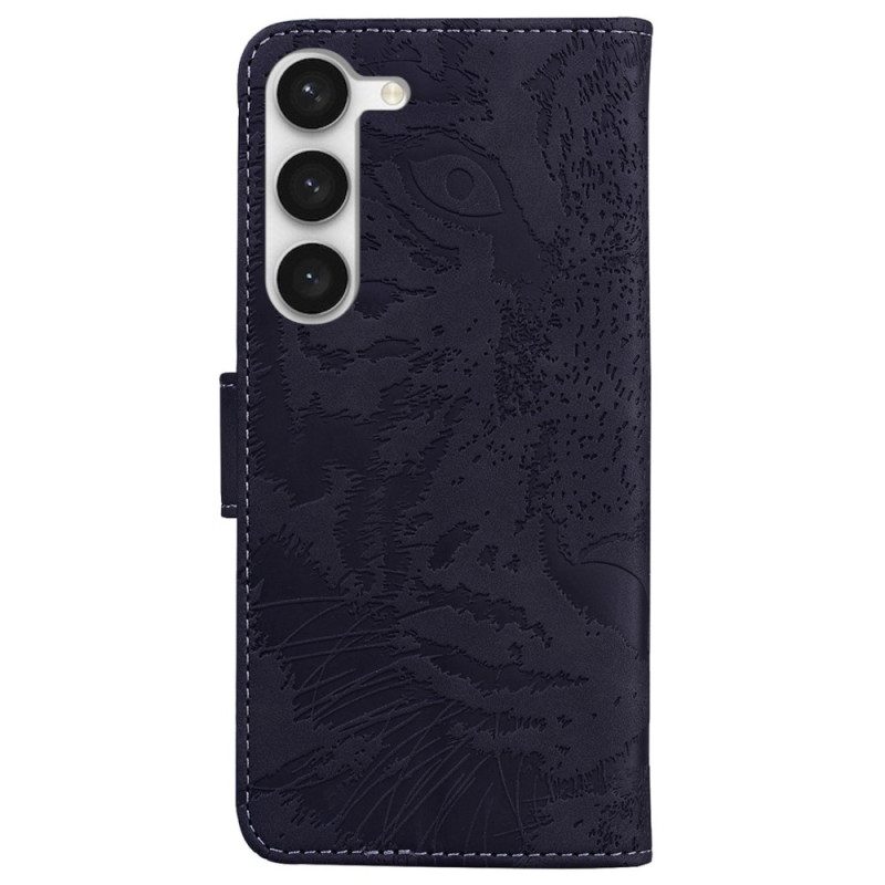 Folio Cover Samsung Galaxy S23 Plus 5G Impronta Di Tigre