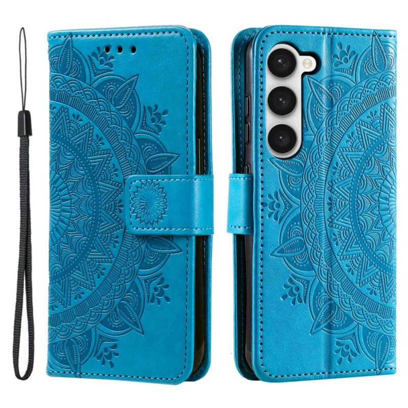 Folio Cover Samsung Galaxy S23 Plus 5G Mandala Del Sole