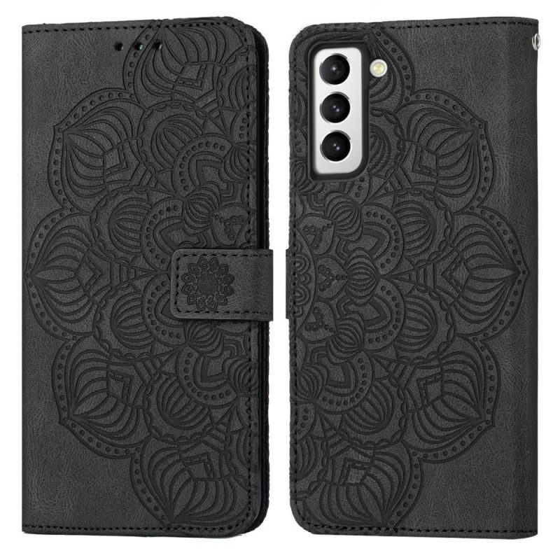 Folio Cover Samsung Galaxy S23 Plus 5G Mandala Strappy