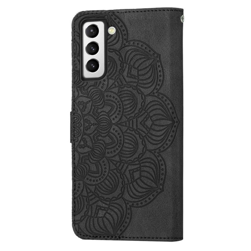 Folio Cover Samsung Galaxy S23 Plus 5G Mandala Strappy