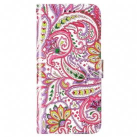 Folio Cover Samsung Galaxy S23 Plus 5G Stile Cashmere Con Spalline