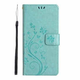 Folio Cover Samsung Galaxy S23 Plus 5G Strappy Floreale