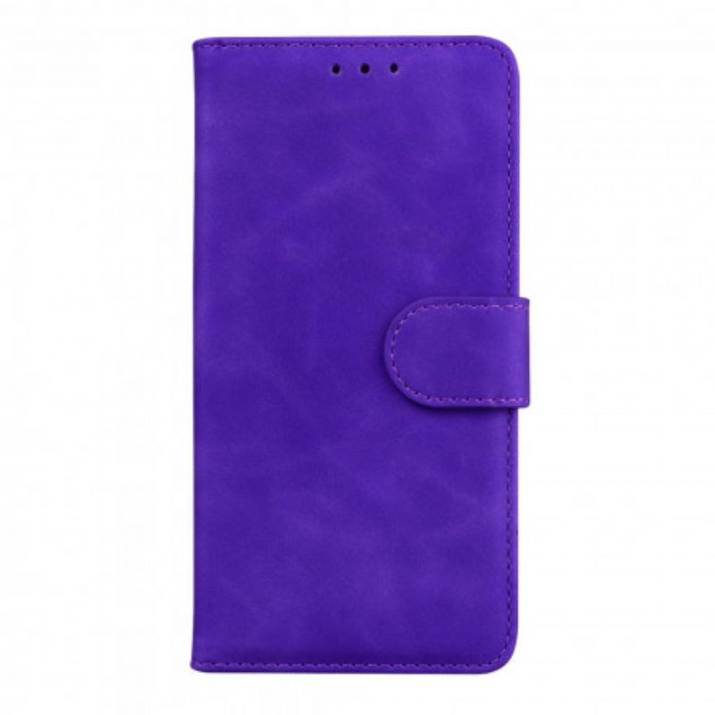 Custodia in pelle Motorola Edge 20 Pro Stile Vintage In Pelle Couture