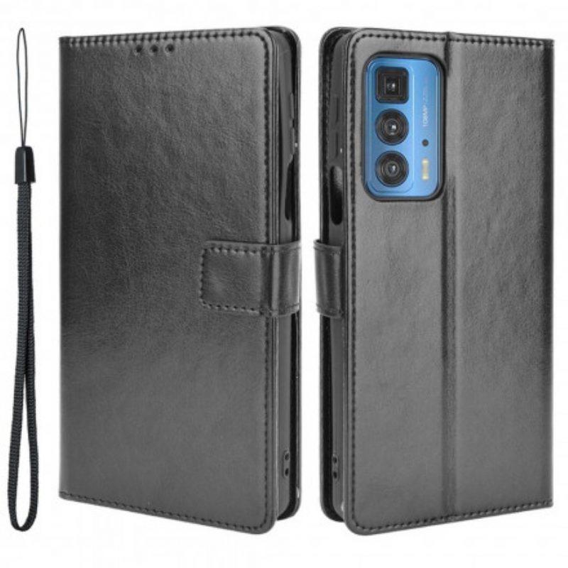 Folio Cover Motorola Edge 20 Pro Ecopelle Appariscente