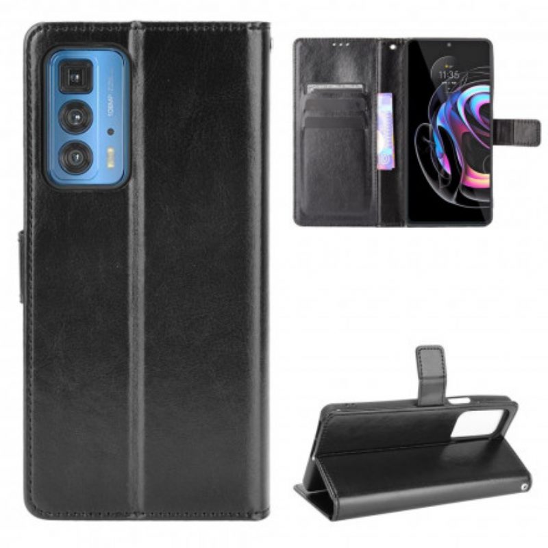 Folio Cover Motorola Edge 20 Pro Ecopelle Appariscente