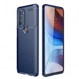 Cover Moto G71 5G Tubo In Fibra Di Carbonio