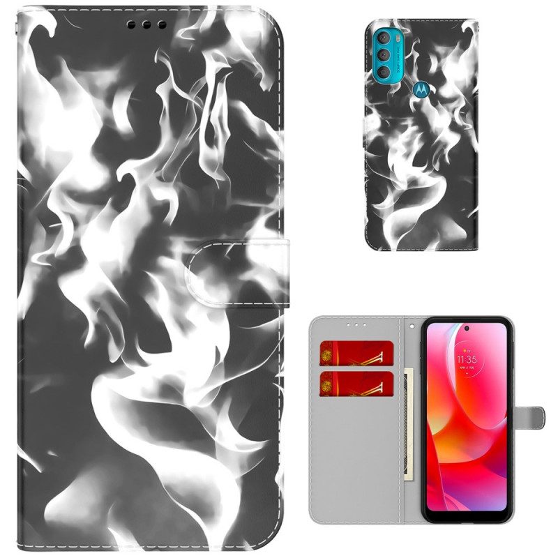 Folio Cover Moto G71 5G Modello Astratto