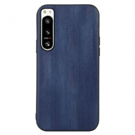 Cover Sony Xperia 5 IV Ecopelle Testurizzata