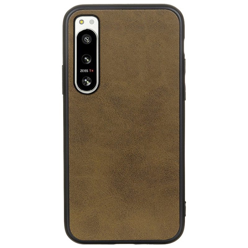 Cover Sony Xperia 5 IV Effetto Pelle