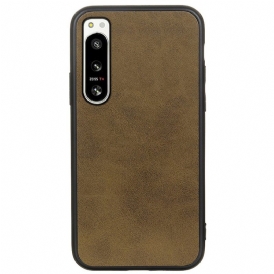 Cover Sony Xperia 5 IV Effetto Pelle