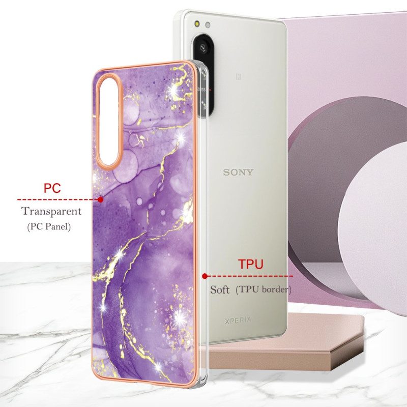 Cover Sony Xperia 5 IV Marmo Colorato