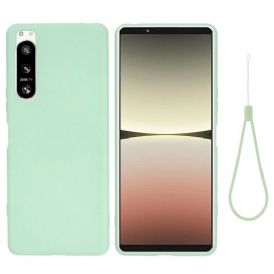 Cover Sony Xperia 5 IV Silicone Liquido Strappy