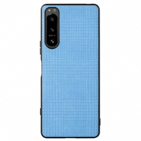 Cover Sony Xperia 5 IV Stile Tessuto Vili