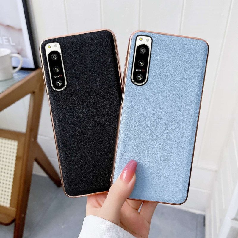 Cover Sony Xperia 5 IV Vera Pelle