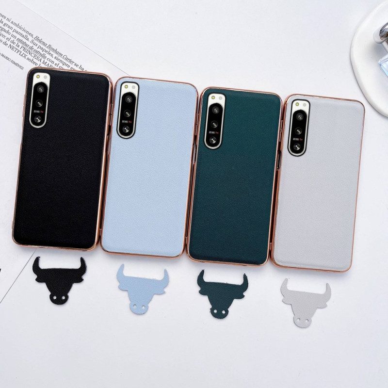 Cover Sony Xperia 5 IV Vera Pelle