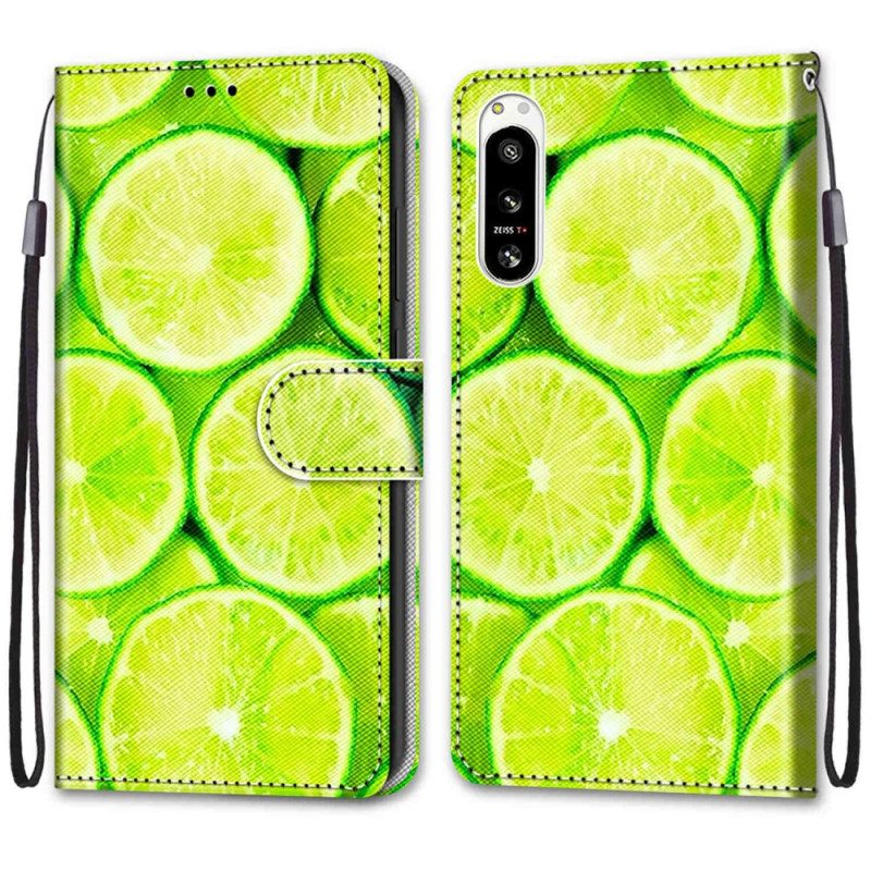 Custodia in pelle Sony Xperia 5 IV Limes