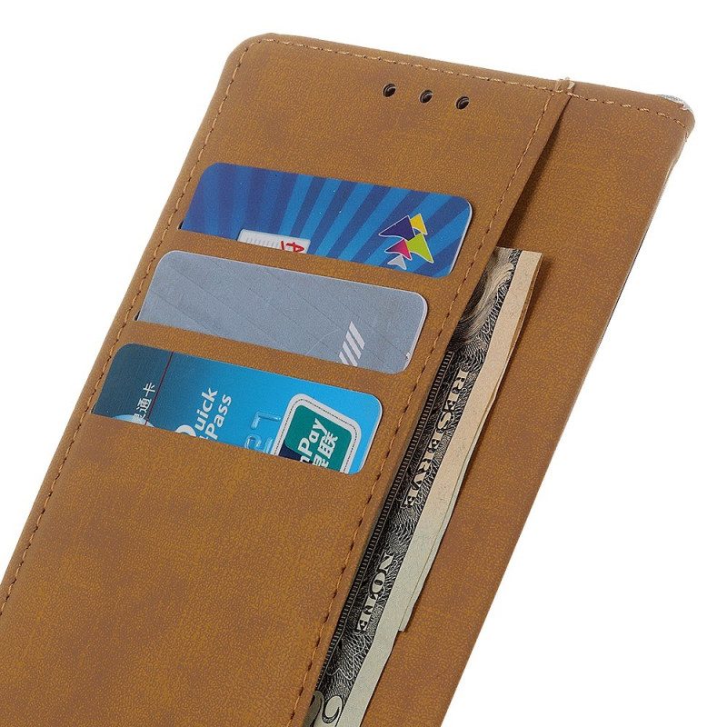 Folio Cover Sony Xperia 5 IV Ecopelle Tinta Unita