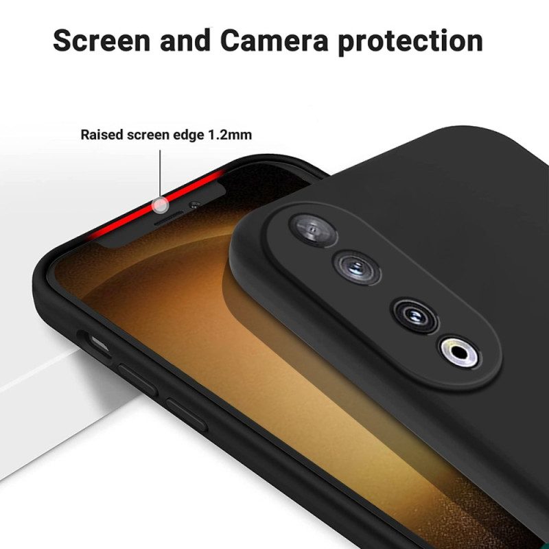 Cover Honor 90 Silicone Liquido Con Cinturino