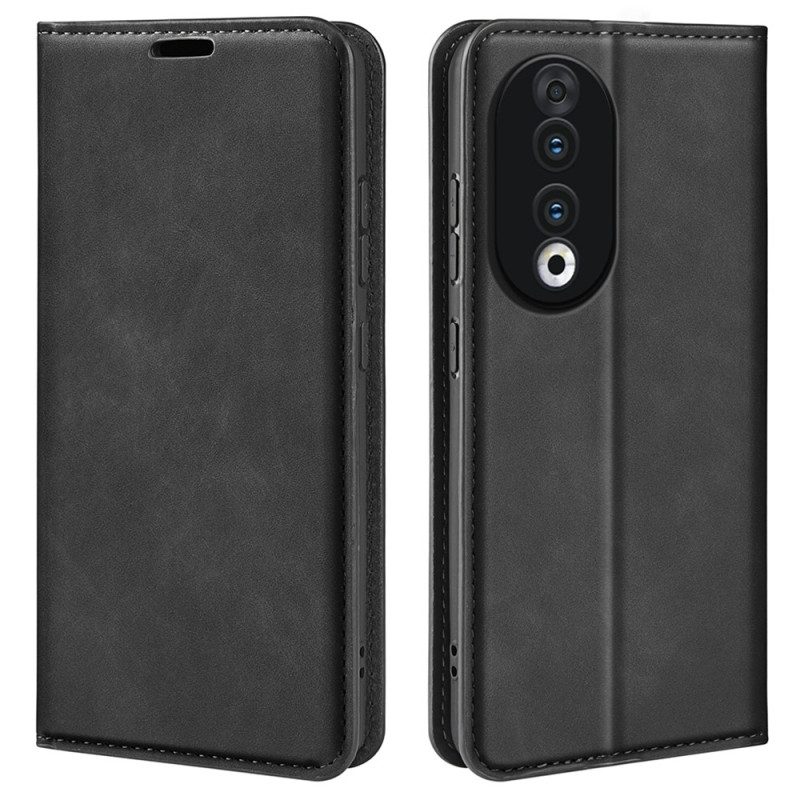 Folio Cover Honor 90 Custodia in pelle Stile In Pelle