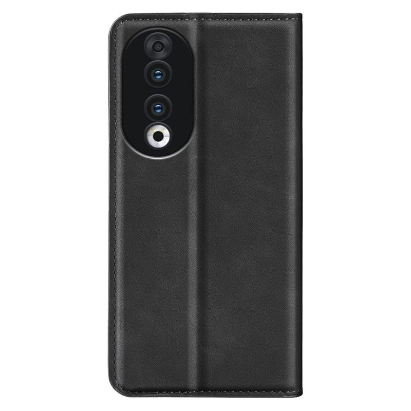 Folio Cover Honor 90 Custodia in pelle Stile In Pelle