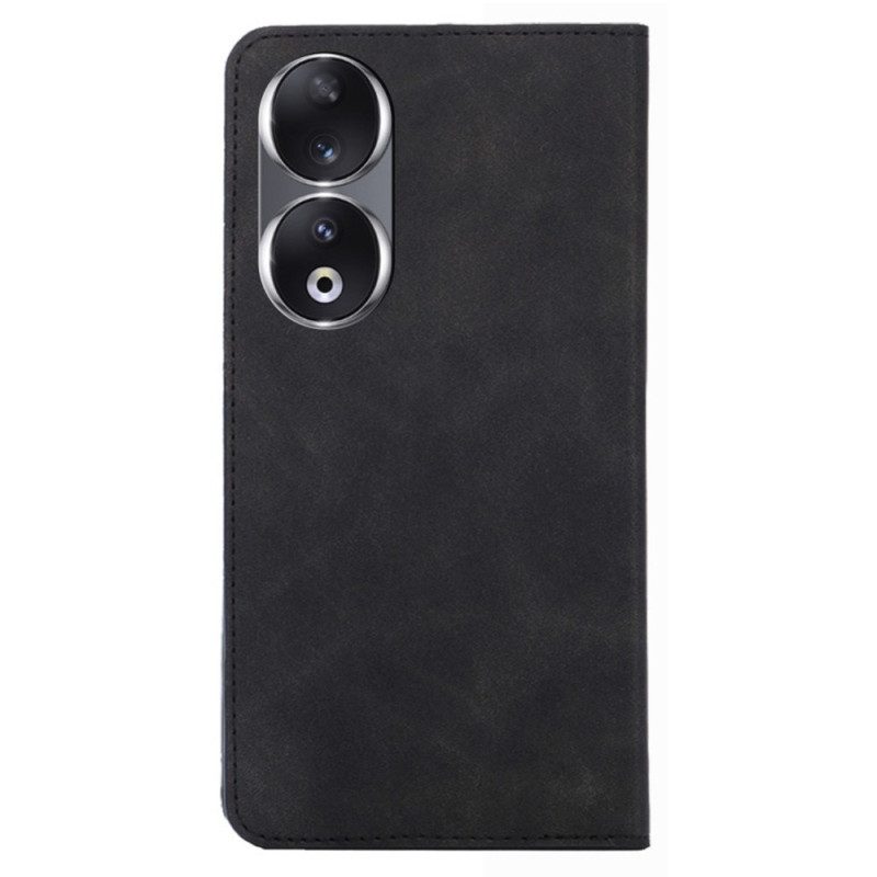 Folio Cover Honor 90 Custodia in pelle Stile Pelle Liscia