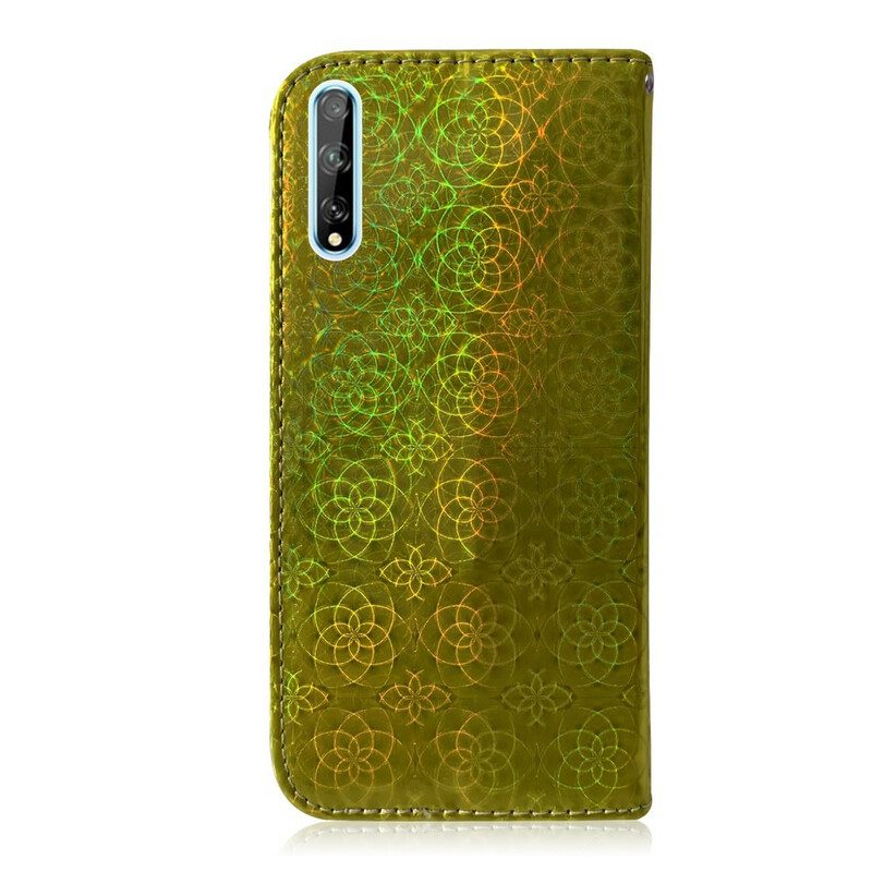 Custodia in pelle Huawei P Smart S Colore Puro