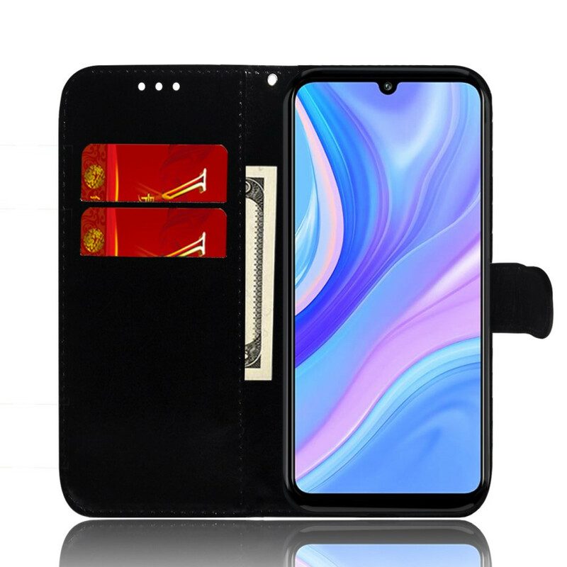 Custodia in pelle Huawei P Smart S Colore Puro