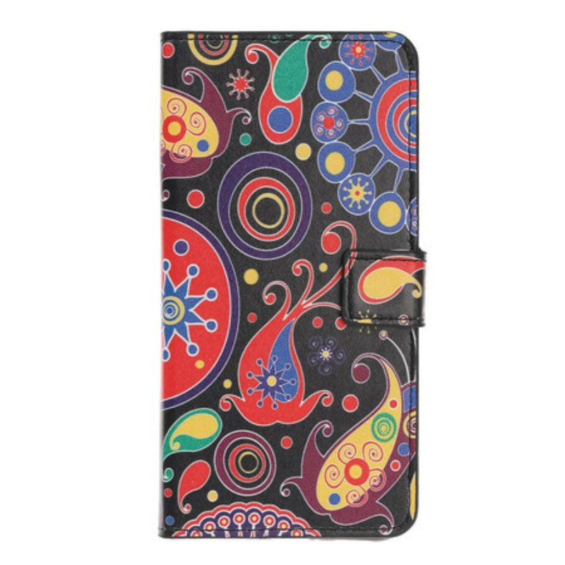 Folio Cover Huawei P Smart S Disegno Della Galassia