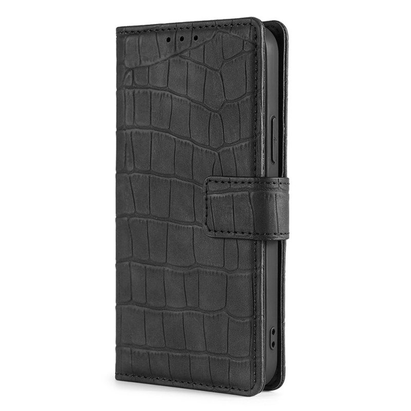 Folio Cover Honor 50 Pro Coccodrillo Pro Skin-touch