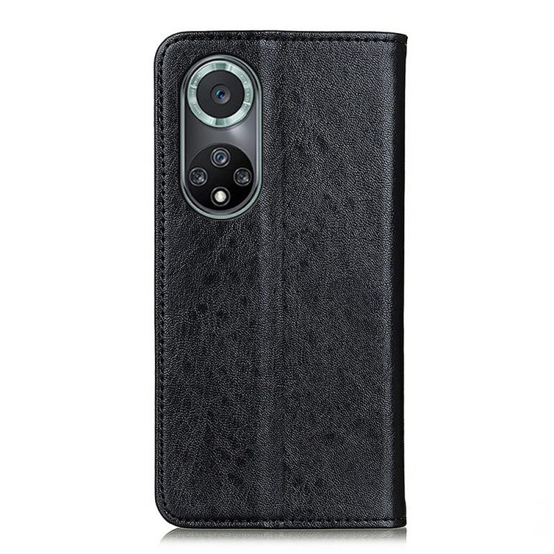 Folio Cover Honor 50 Pro Custodia in pelle Pelle Pro Texture