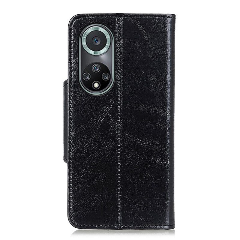 Custodia in pelle Huawei Nova 9 Pro Similpelle Lucida Khazneh