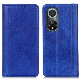 Folio Cover Huawei Nova 9 Pro Custodia in pelle Eleganza Split Litchi Leather