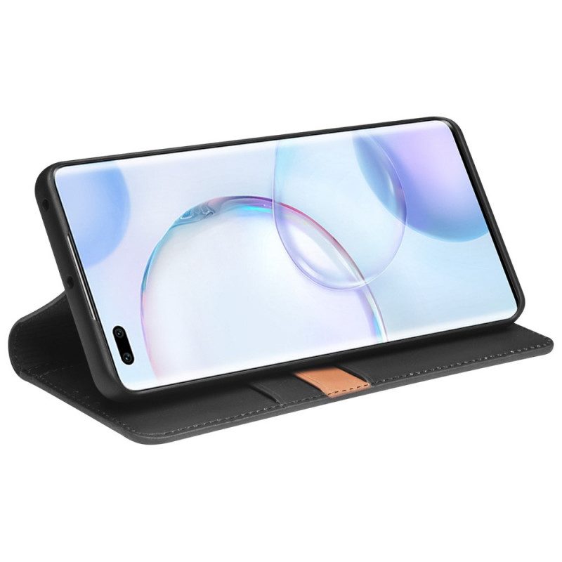 Folio Cover Huawei Nova 9 Pro Custodia in pelle Vera Pelle Qialino