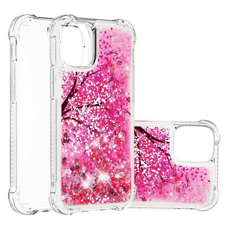 Cover iPhone 13 Mini Albero Glitterato